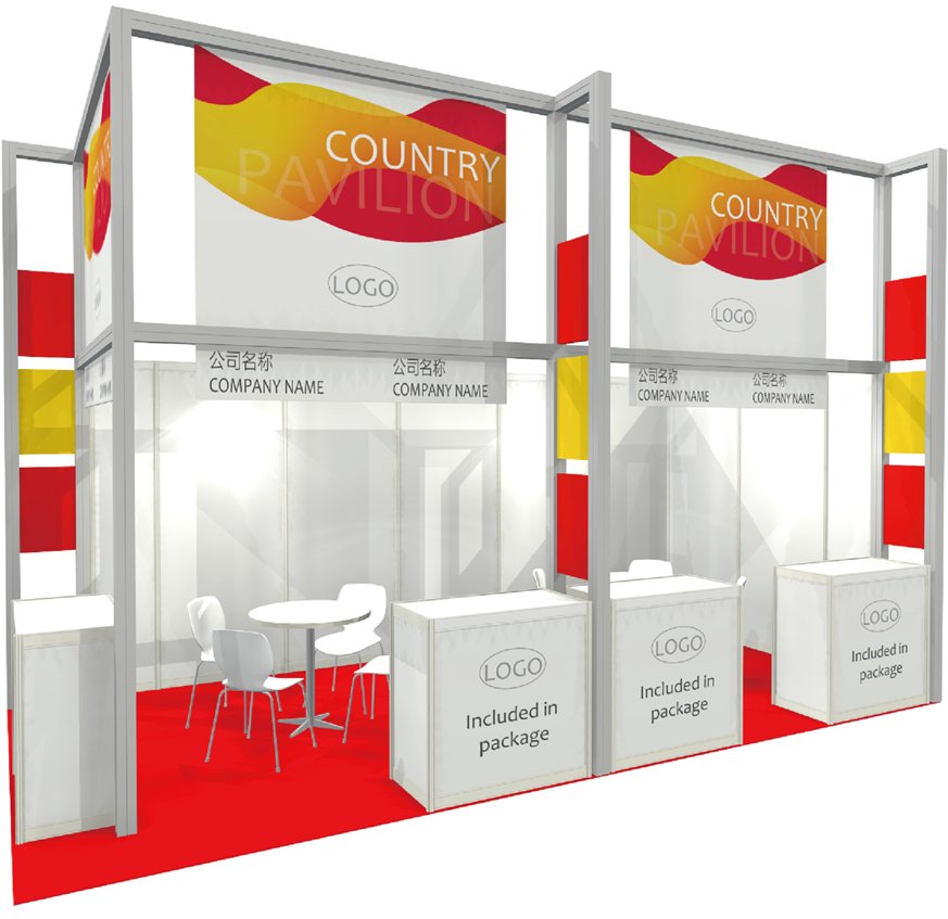 Get together with 4 co-exhibitors and get an ITB China pavilion